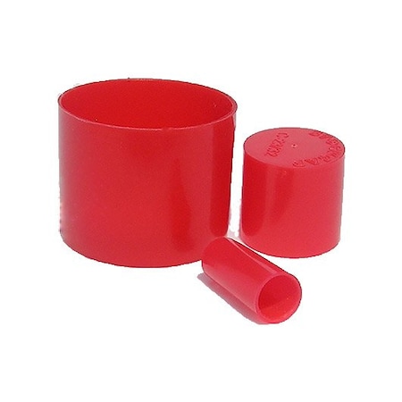 Stockcap End Caps-C-1-1/2-LDPE-RED, 1400PK 105134